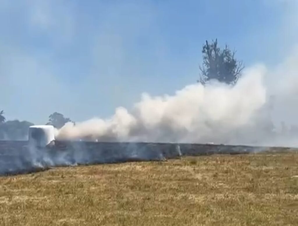 UNA PERSONA RESULTA CON DIVERSAS QUEMADURAS DURANTE COMBATE DE INCENDIO FORESTAL EN SAN PABLO